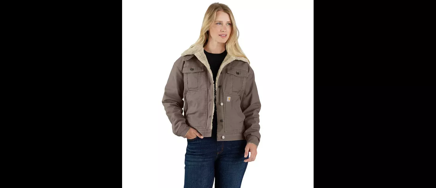 Carhartt Women’s Canvas Sherpa-Lined Jacket 106463