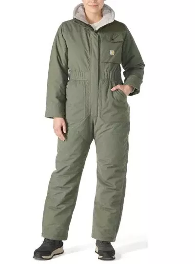 Carhartt Women’s Great Lands Coverall – Dusty Olive