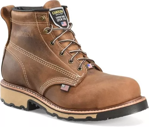 Carolina CA7029 Men’s 6″ Steel Toe Work Boot – Made in USA