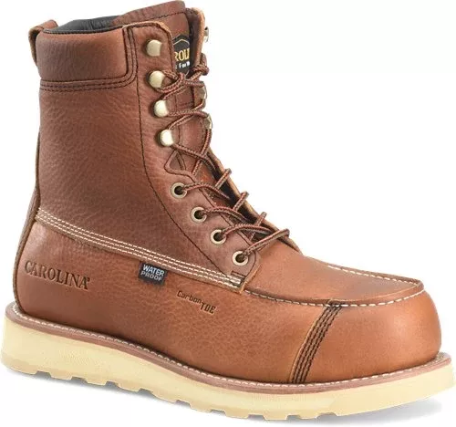 Carolina CA7571 8″ Carbon Composite Toe Waterproof Work Boot – Russet Leather
