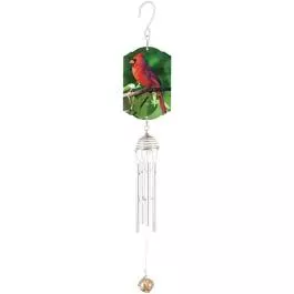 Carson Home Accents Picture Perfect Wind Chime - 18 Inches - Cardinal