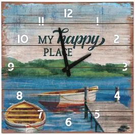 Carson Home Accents Wall Clock - My Happy Place