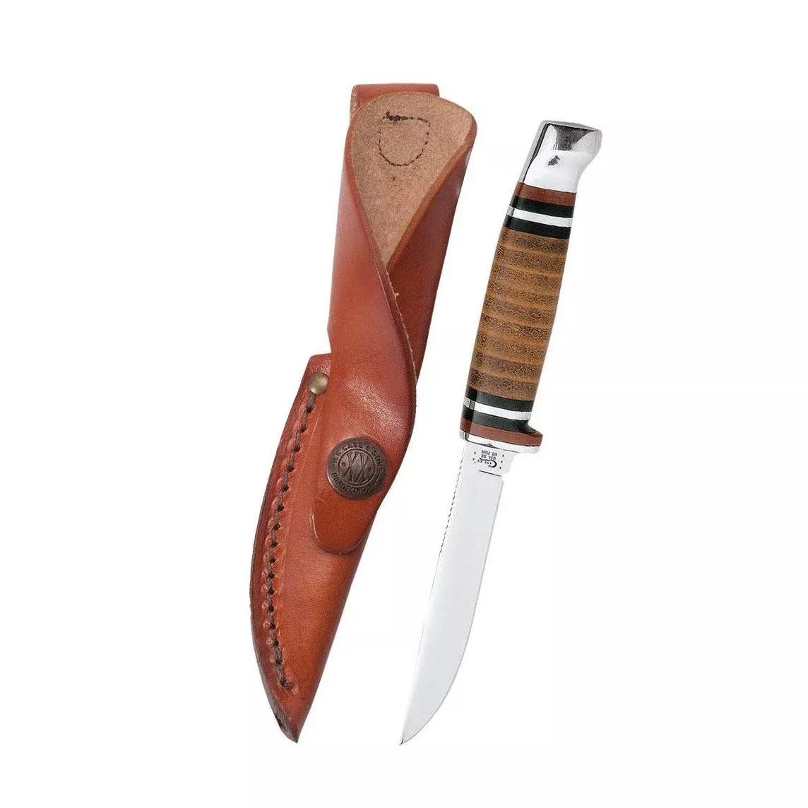 Case 00381 Leather 5" Utility Hunter Knife
