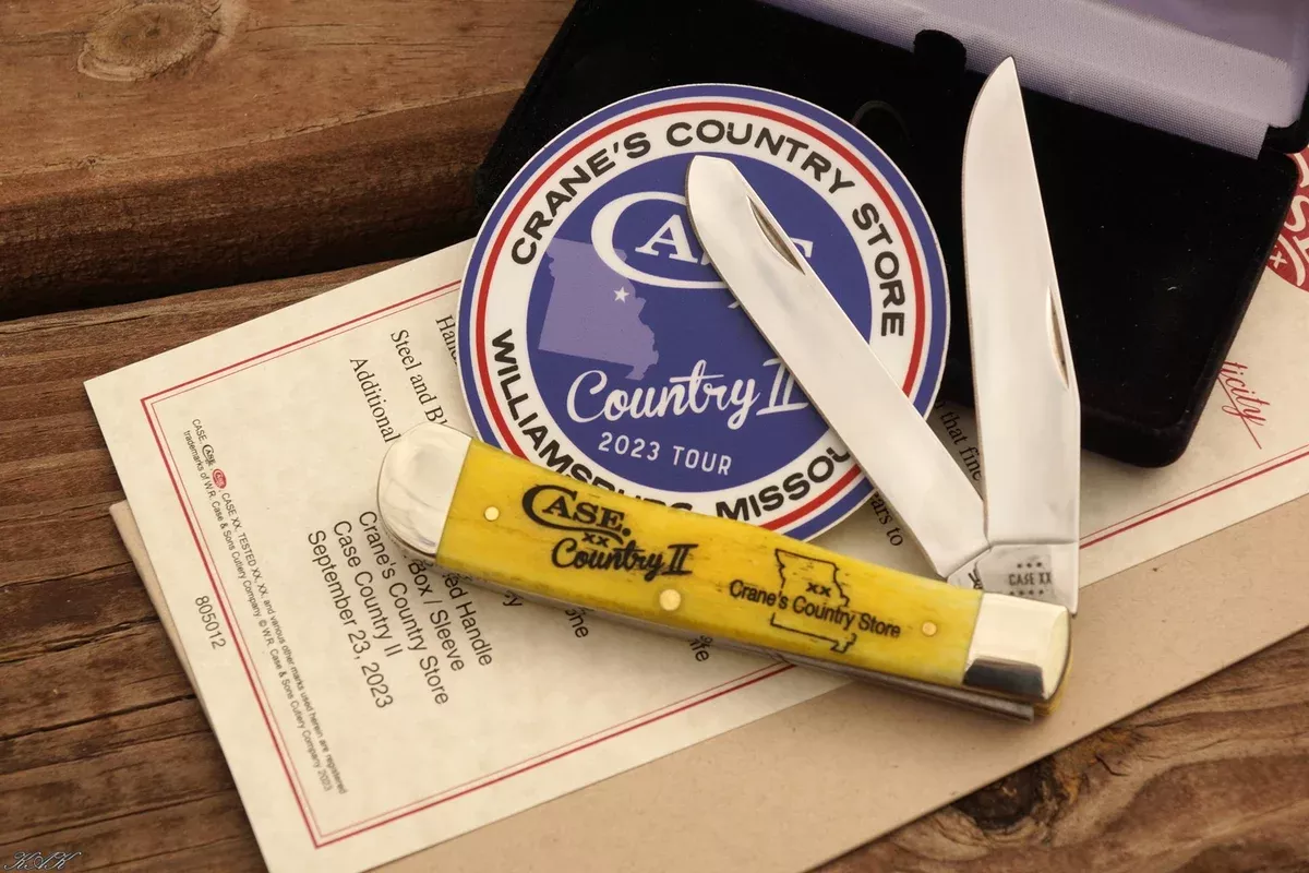 Case Knife Tour 2023 Limited Edition Cranes Country 2 Trapper Knife