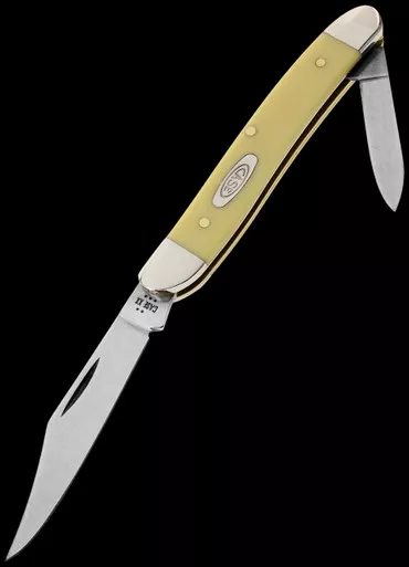 Case Pen Knife Yellow Folding Knife