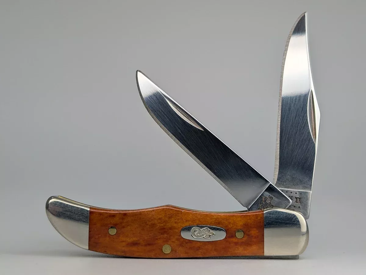 Case Smooth Chestnut Bone Pocket Hunter Slipjoint Folding Knife