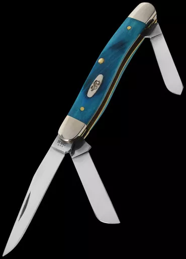 Case Stockman Caribbean Blue Folding Knife