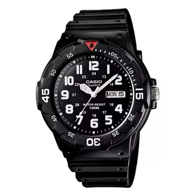 Casio MRW200H-1BVCF Classic Dive Style Resin Analog Watch