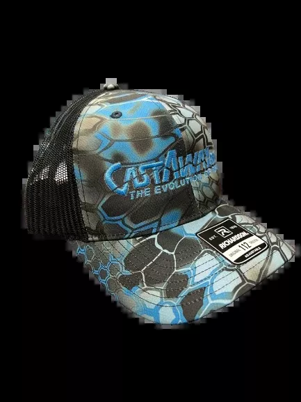 CastAway Logo’d Richardson Hat – Neptune/Black Kryptek