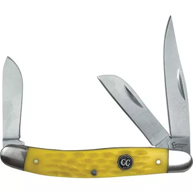 Cattleman's Signature Yellow Stockman Pocket Knife