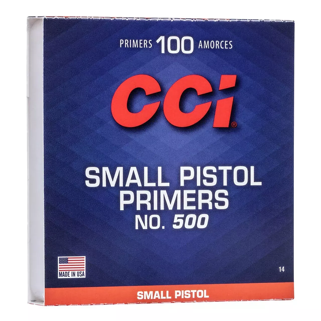 CCI 500 Small Pistol Primers 100 Pack