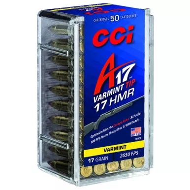 CCI 950CC A17 .17 HMR 17GR Varmint Tip 50 Rounds