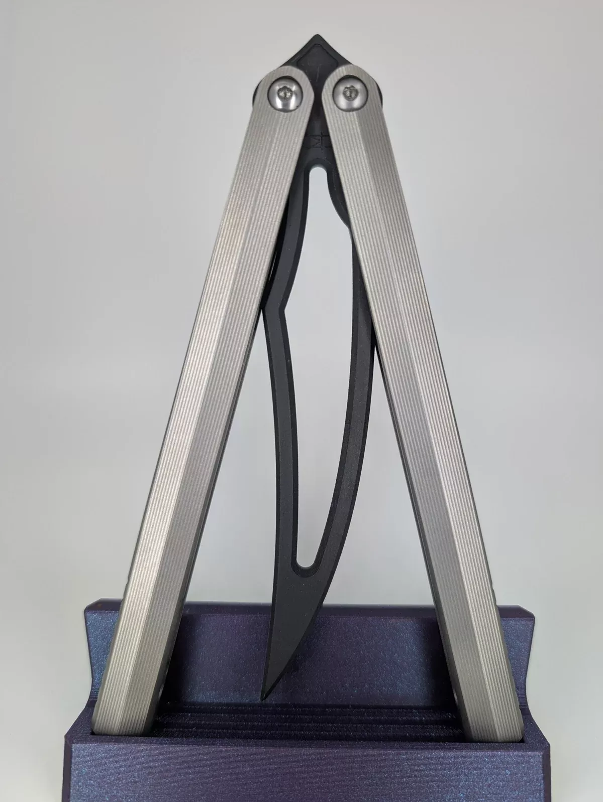 Ceroni Knives BaliReaper Titanium Balisong Trainer