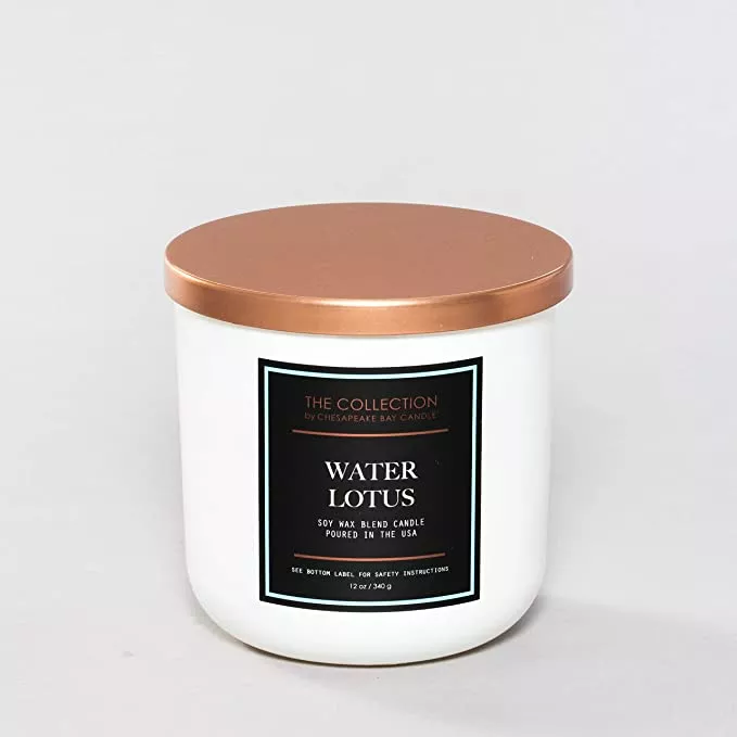 Chesapeake Bay Candle Water Lotus 12 Oz.