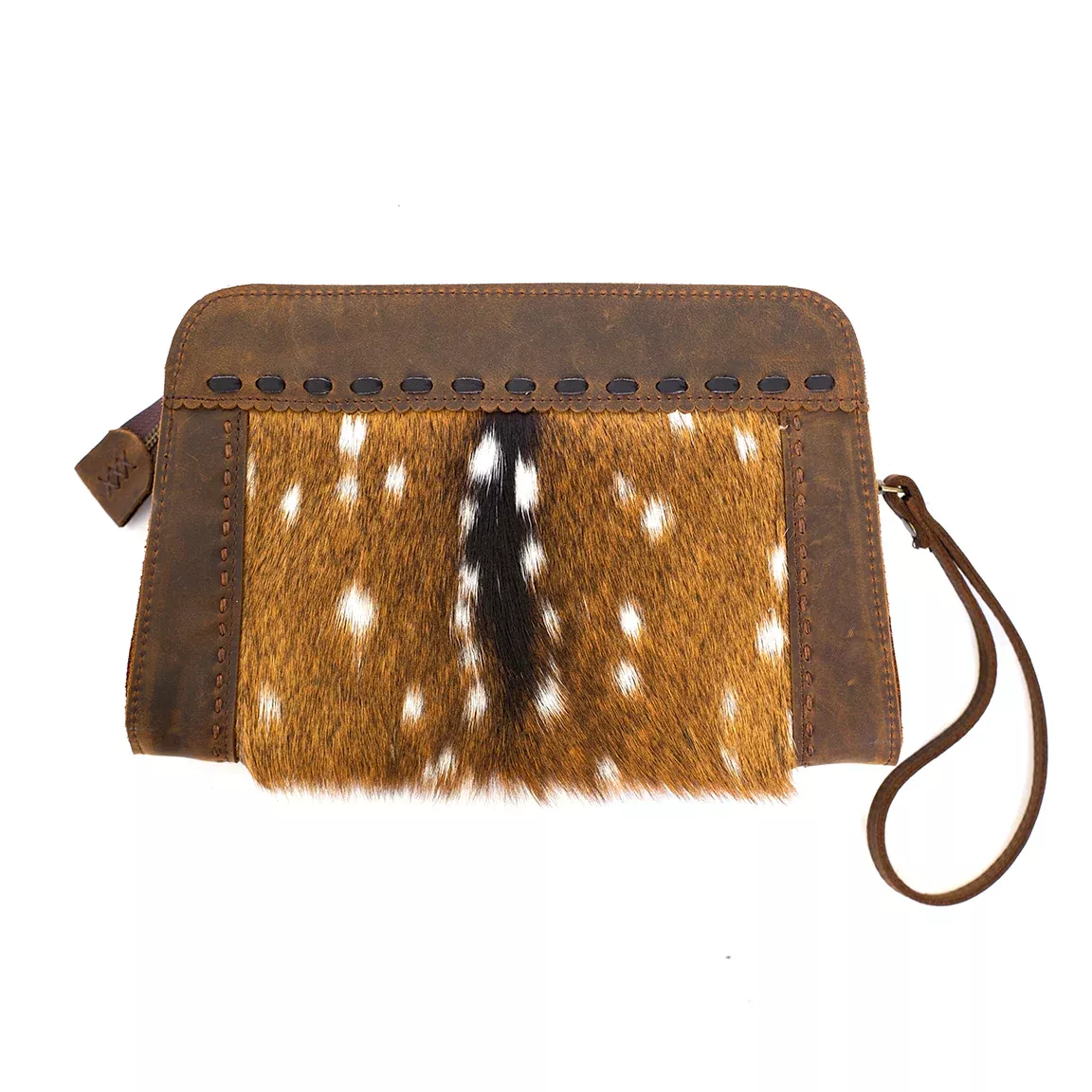 Cheyenne Axis Deer Hide Macy Hand Bag