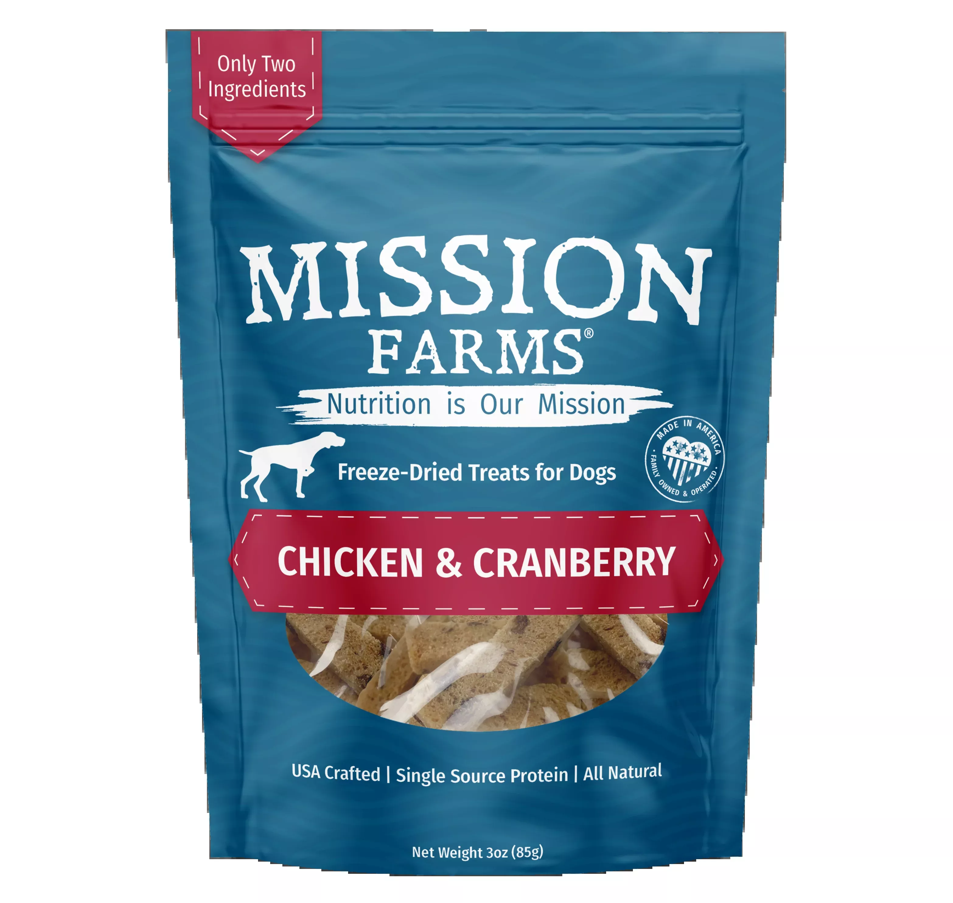 Chicken & Cranberries- 3oz