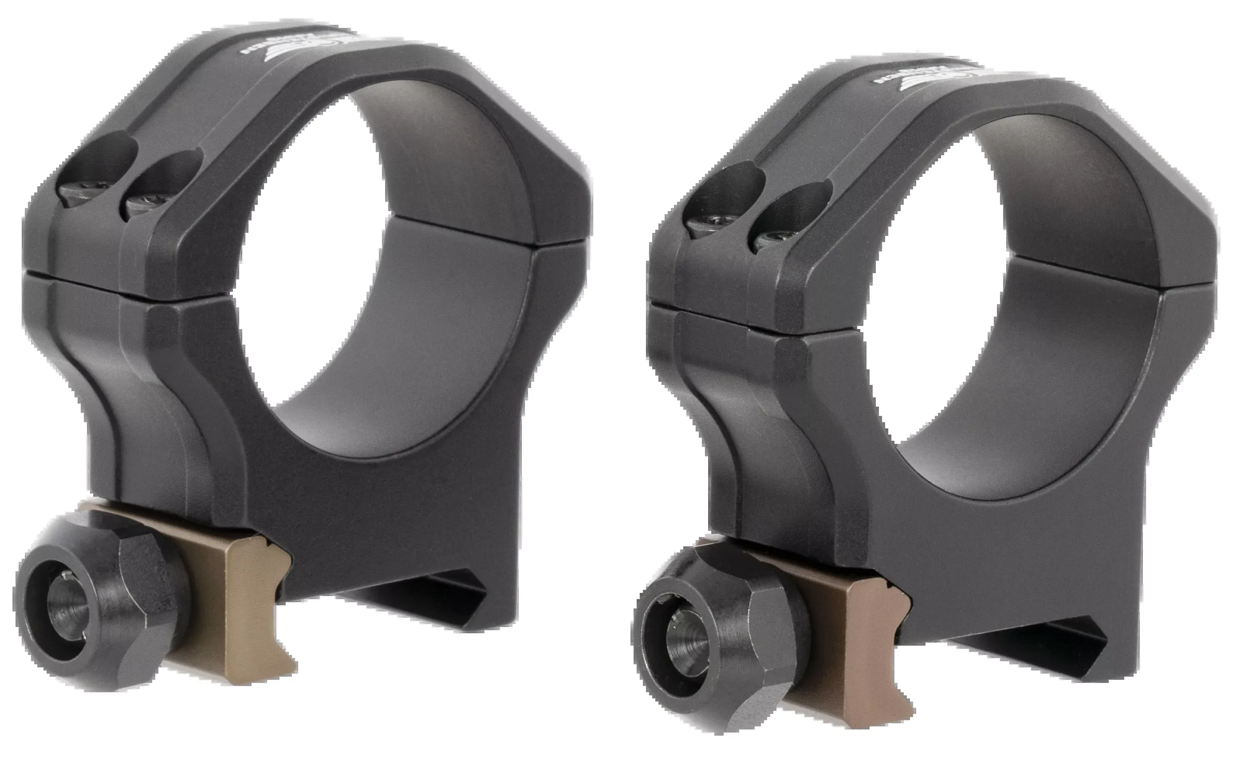 Christensen Arms Ultralight PRSR-X2 Scope Rings, 30mm Medium, Black Anodized 8100004103