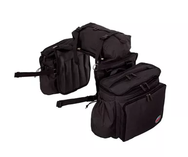 CIRCLE Y Deluxe Black Saddle Bag (9187-BK)