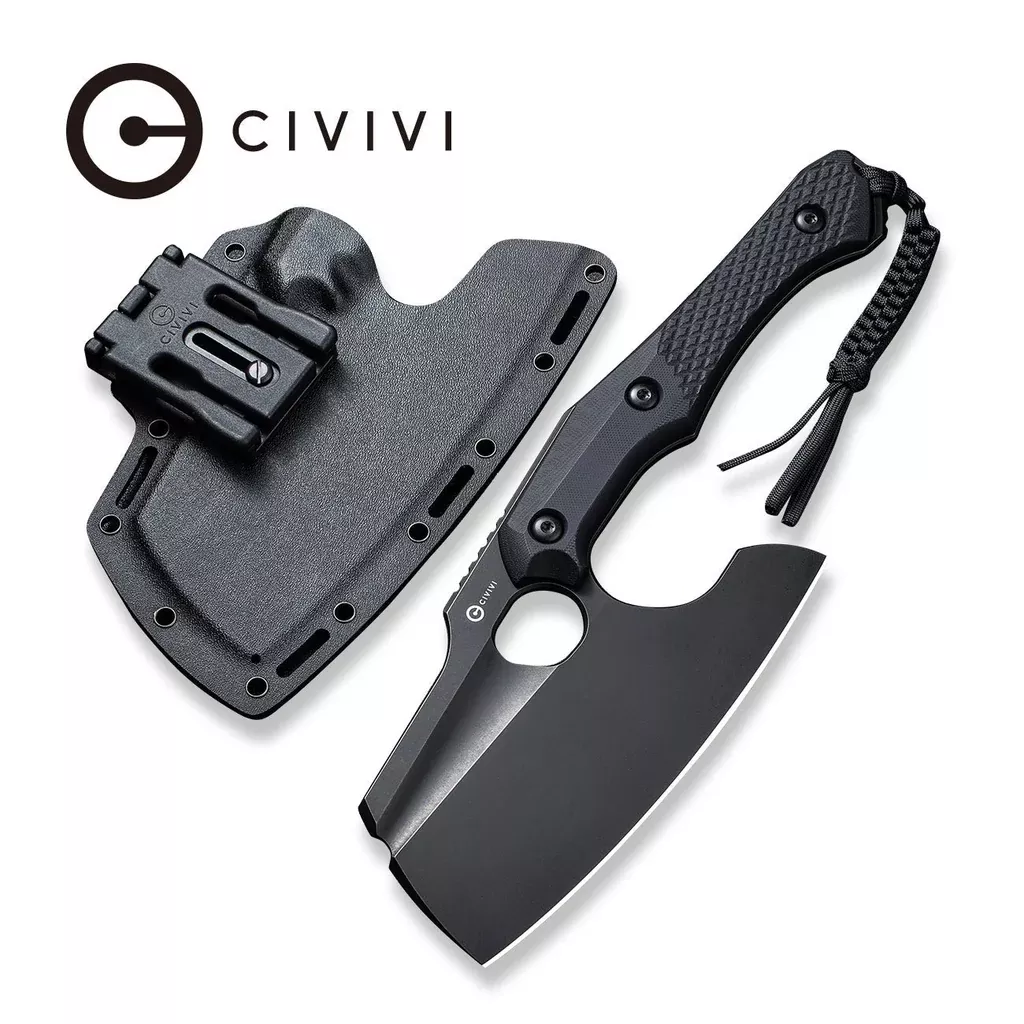 CIVIVI Aratra Fixed Blade Knife G10 Handle (7.32″ D2 Blade) C21041-1