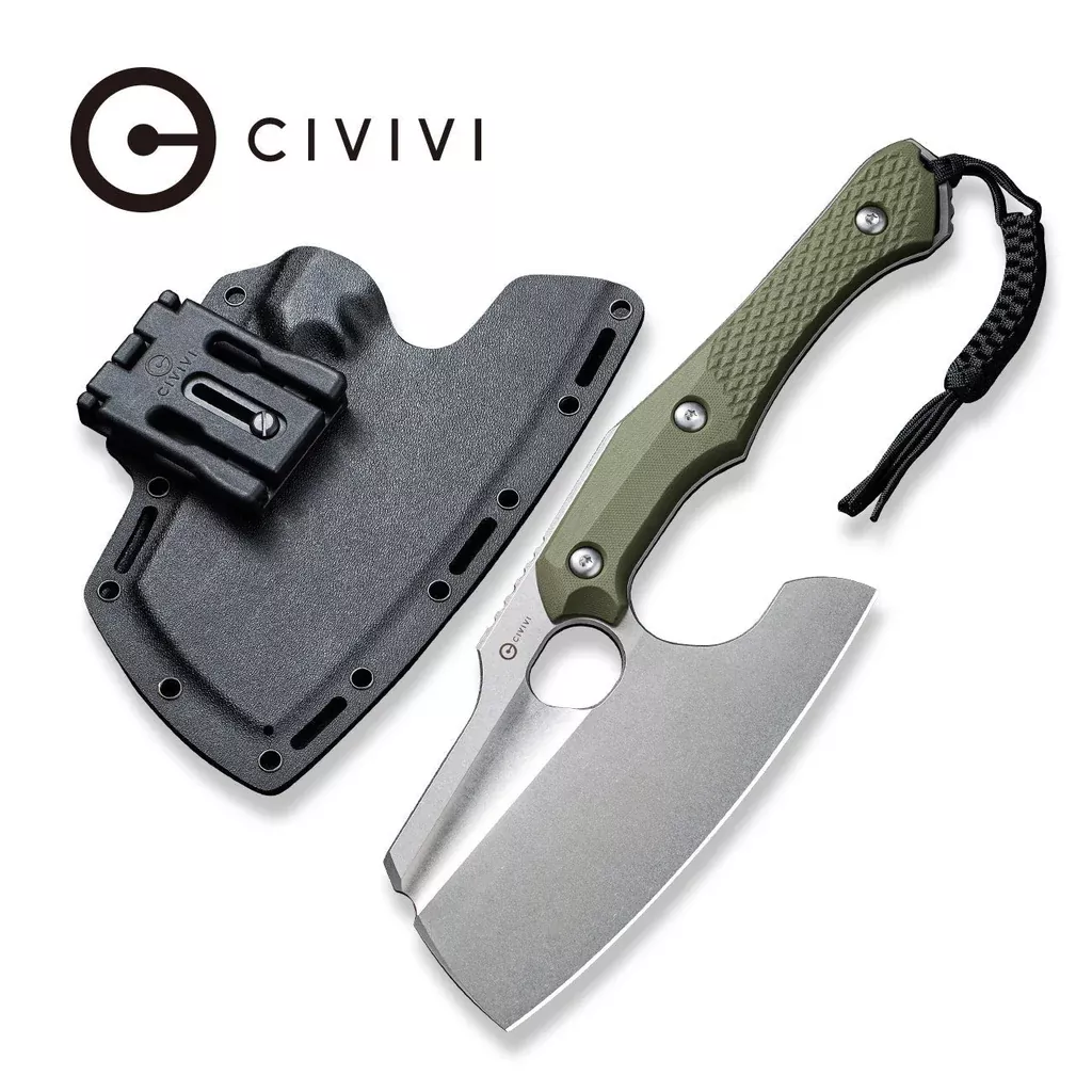 CIVIVI Aratra Fixed Blade Knife G10 Handle (7.32″ D2 Blade) C21041-2