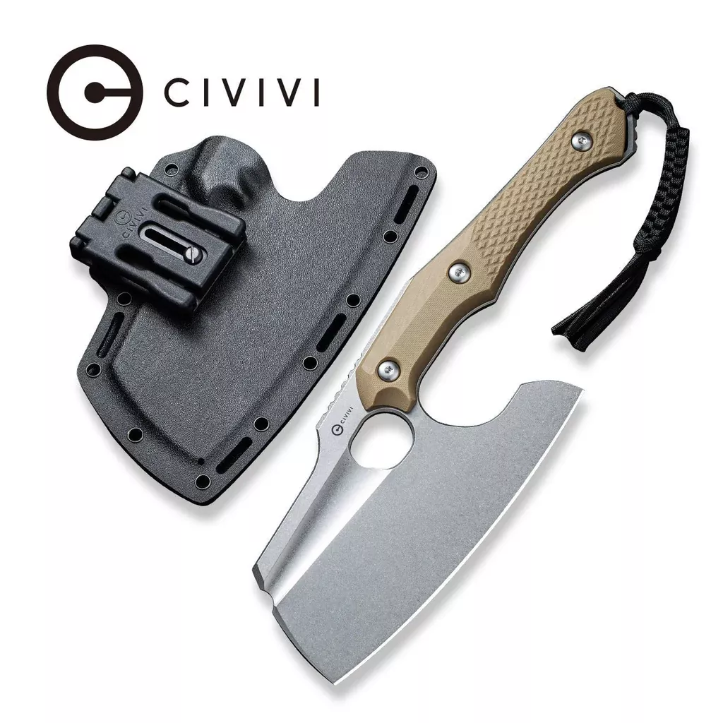 CIVIVI Aratra Fixed Blade Knife G10 Handle (7.32″ D2 Blade) C21041-3