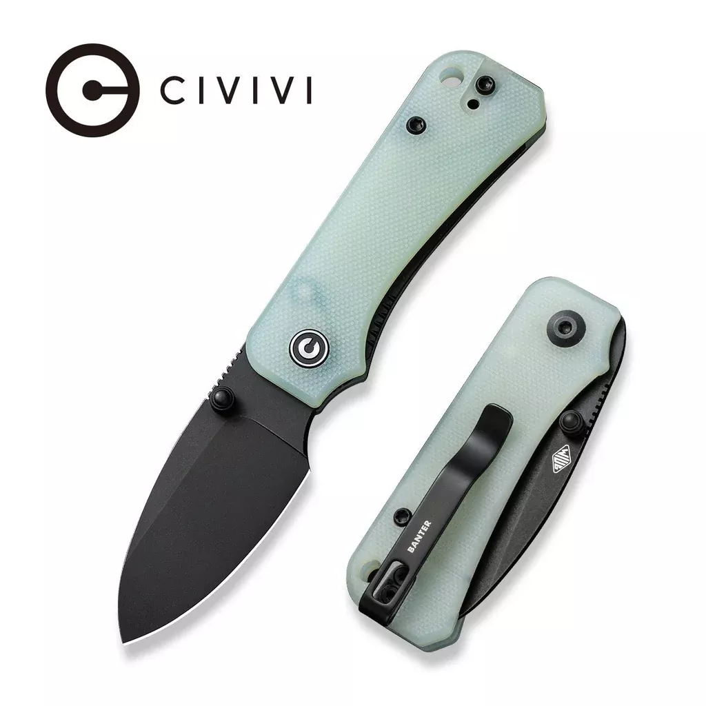 CIVIVI Baby Banter Thumb Stud Knife G10 Handle (2.34″ Nitro-V Blade) C19068S-8