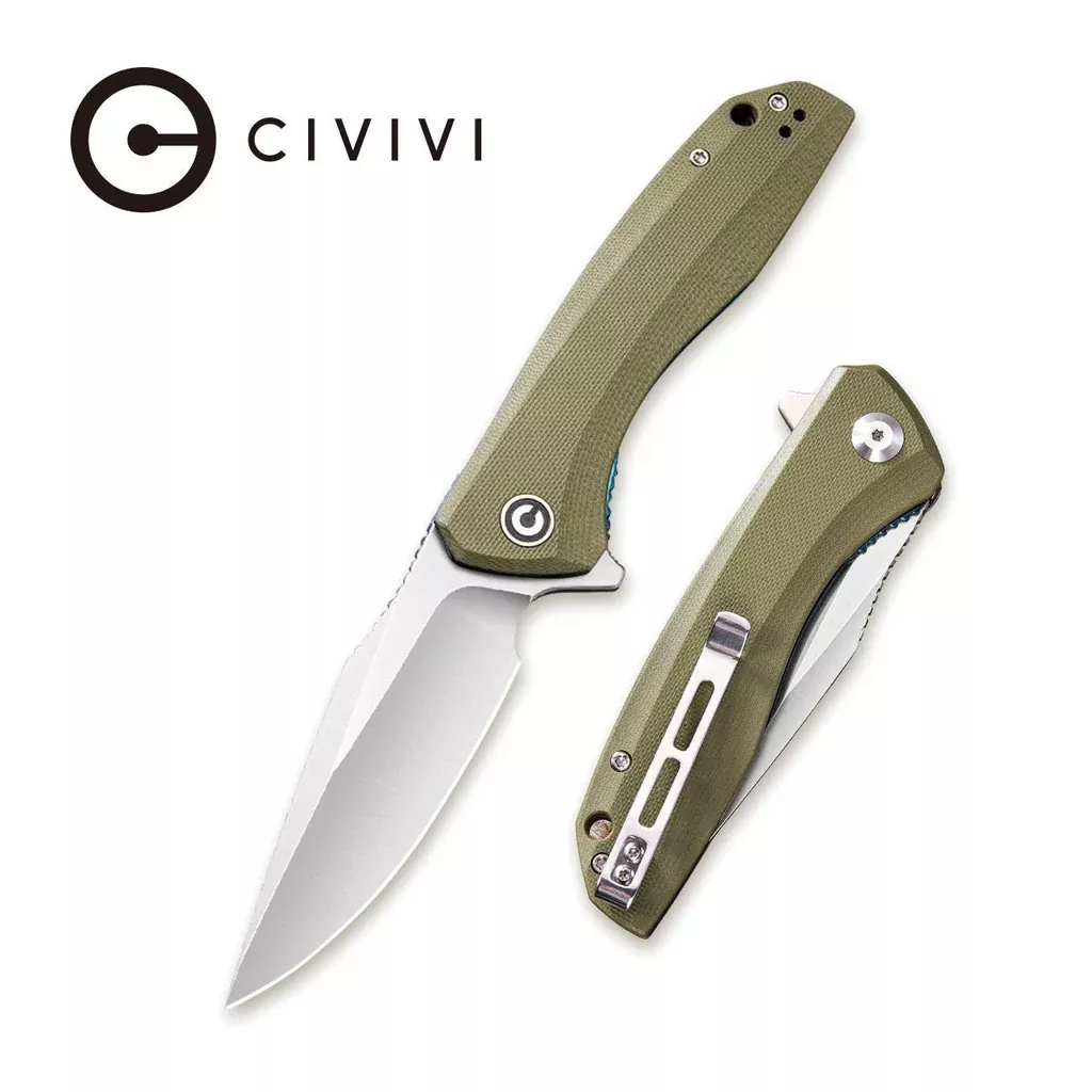 CIVIVI Baklash Flipper Knife G10 Handle (3.5" 9Cr18MoV Blade) C801A