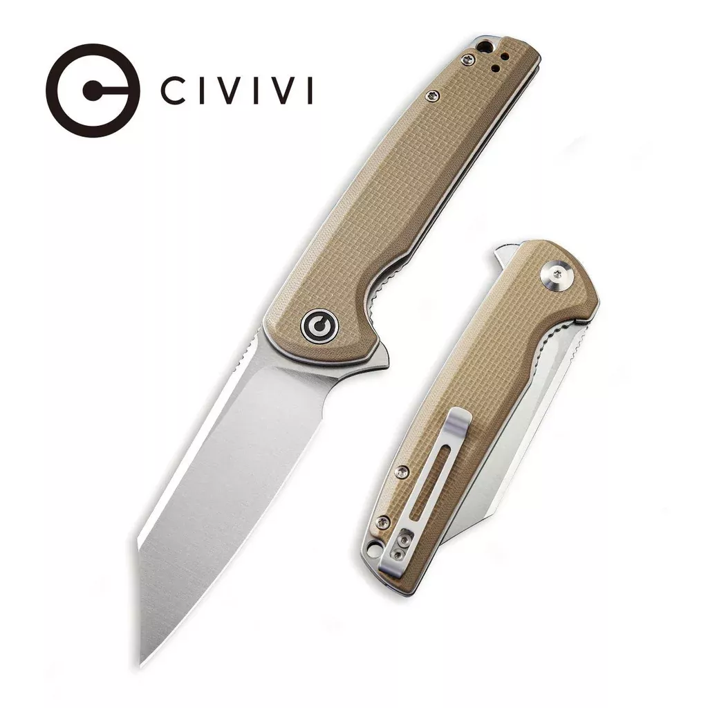 CIVIVI Brigand Flipper Knife G10 Handle (3.46″ D2 Blade) C909B