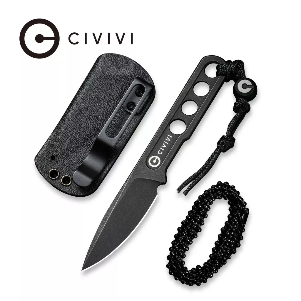 CIVIVI Circulus Fixed Blade Knife (1.96″ 10Cr15CoMov Blade) C22012-1