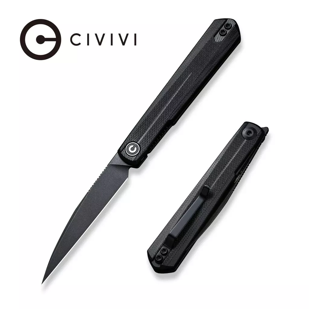 CIVIVI Clavi Front Flipper Knife G10 Handle (3.06″ Nitro-V Blade) C21019-1