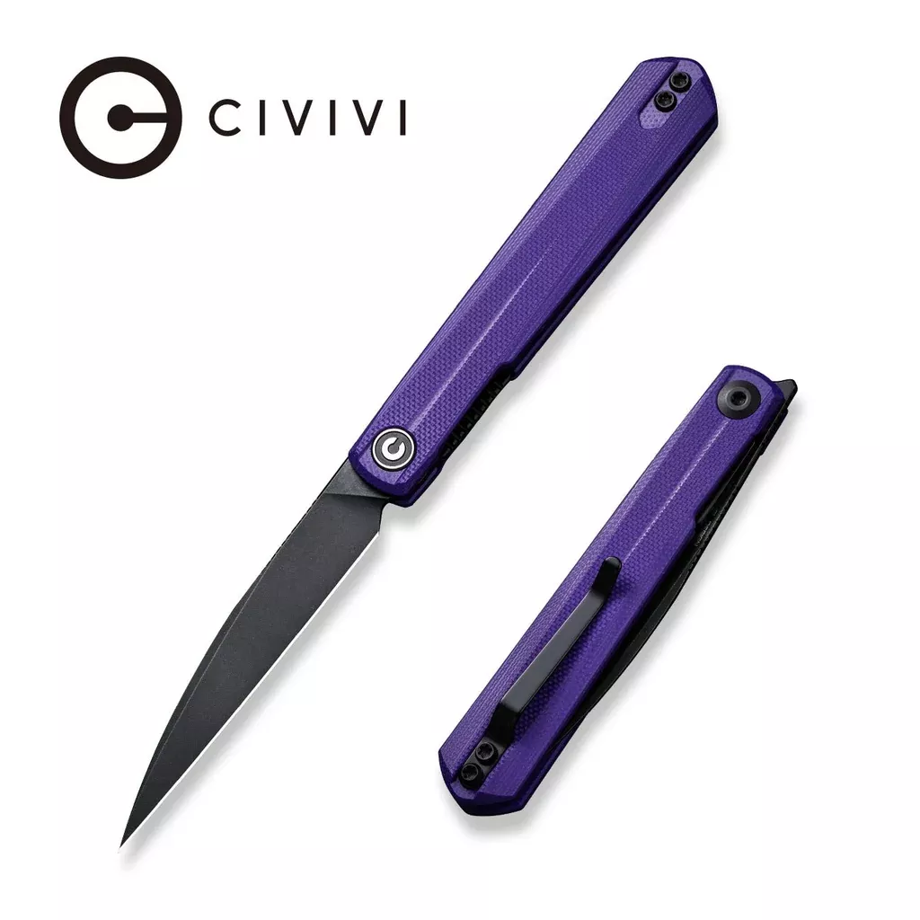 CIVIVI Clavi Front Flipper Knife G10 Handle (3.06″ Nitro-V Blade) C21019-2