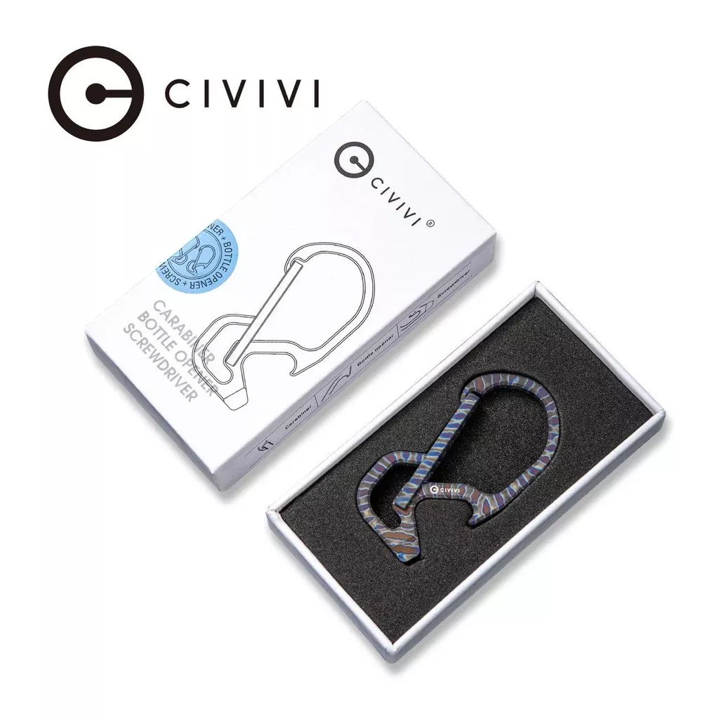 CIVIVI Click Carabiner Keychain Multi-Tool CA-01B