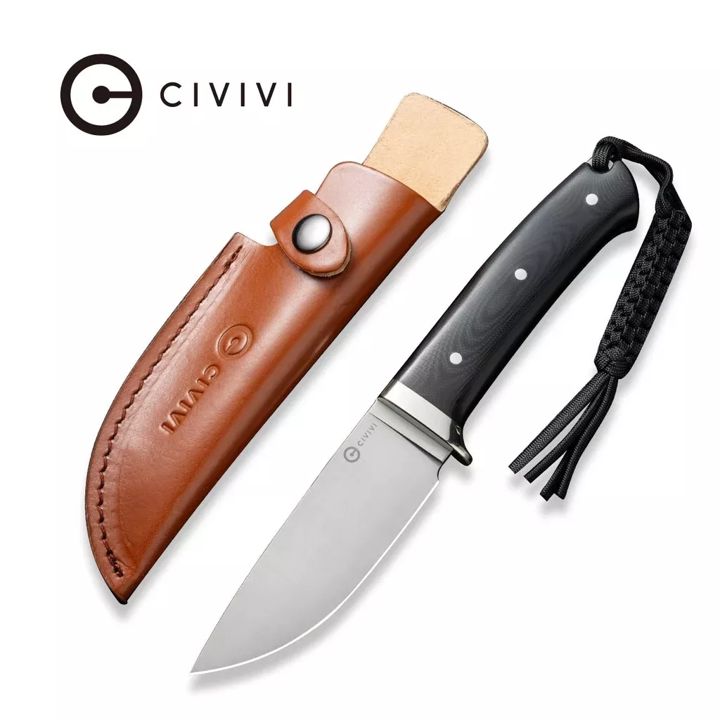 CIVIVI Cloud Peak Fixed Blade Knife G10 Handle (4.6″ Nitro-V Blade) C23044-1
