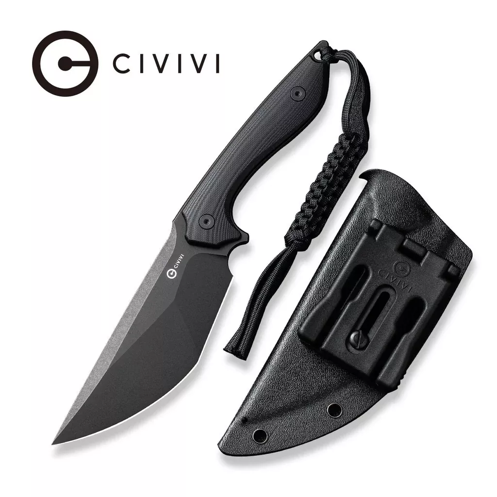 CIVIVI Concept 22 Fixed Blade Knife G10 Handle (4.8″ D2 Blade) C21047-1