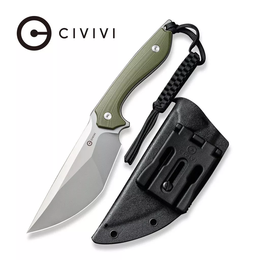 CIVIVI Concept 22 Fixed Blade Knife G10 Handle (4.8″ D2 Blade) C21047-2