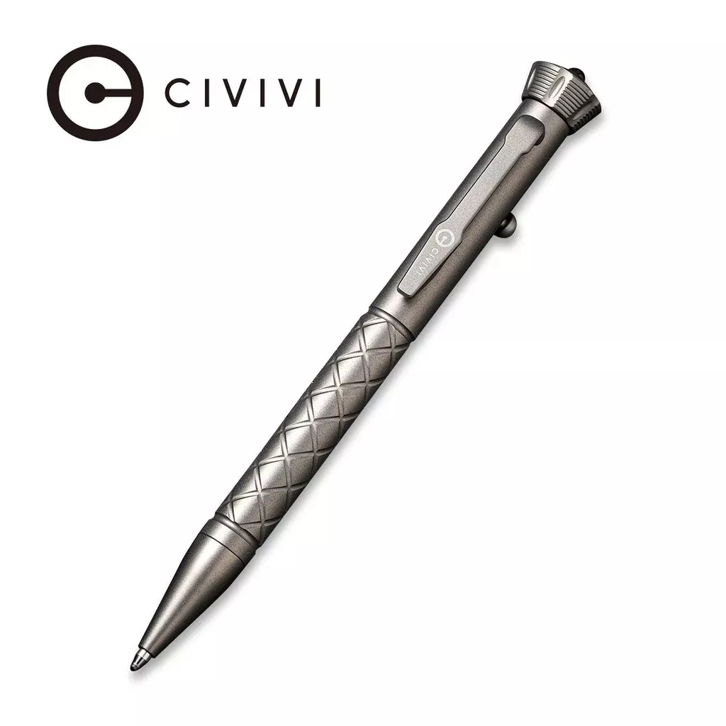 CIVIVI Coronet Titanium Tactical Pen with A Spinner Bearing On Top CP-02A