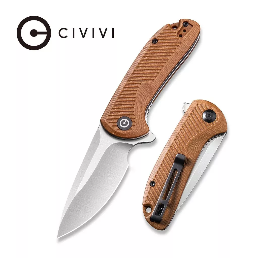 CIVIVI Durus Flipper Knife G10 Handle (3″ D2 Blade) C906B