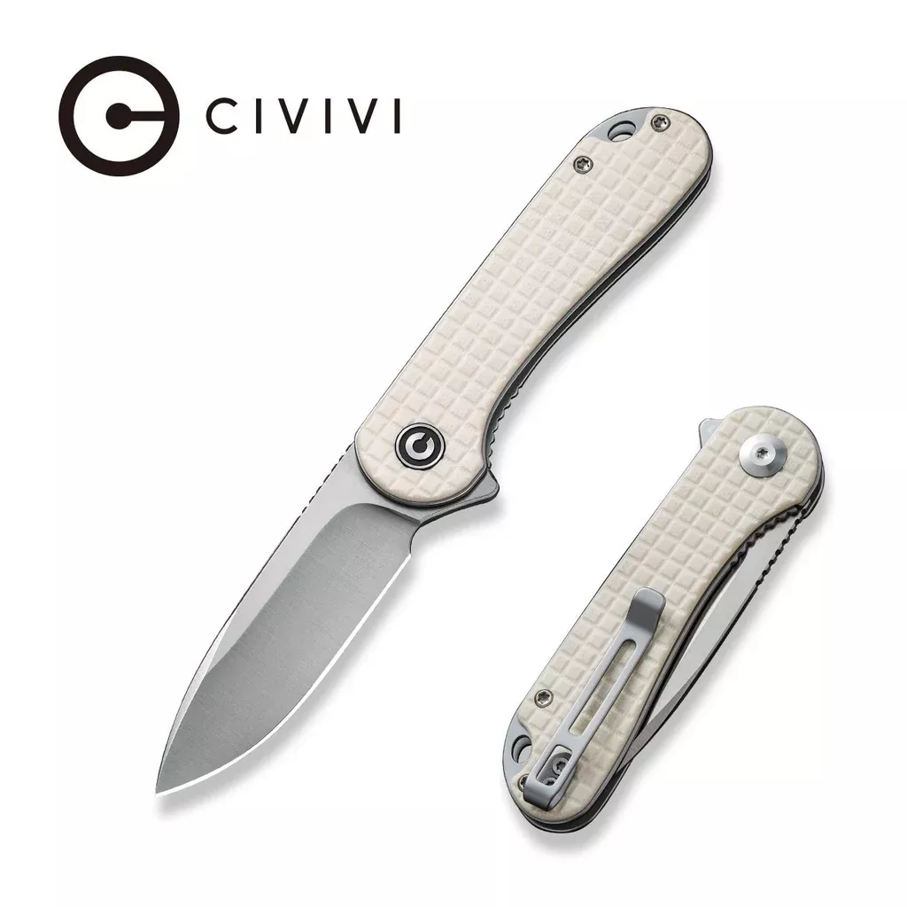 CIVIVI Elementum Flipper Knife G10 Handle (2.96″ D2 Blade) C907A-3