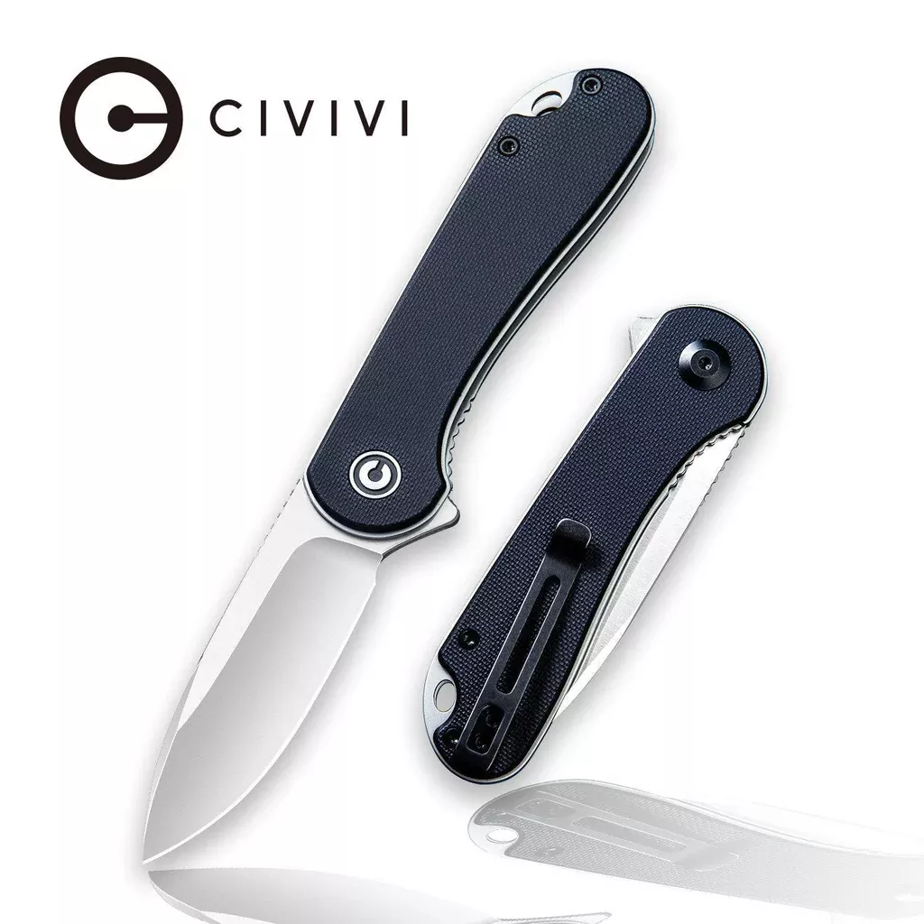 CIVIVI Elementum Flipper Knife G10 Handle (2.96″ D2 Blade) C907A