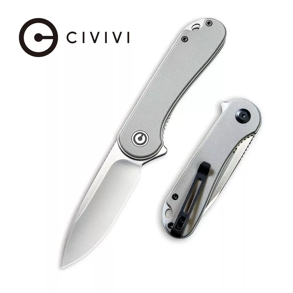 CIVIVI Elementum Flipper Knife G10 Handle (2.96″ D2 Blade) C907B
