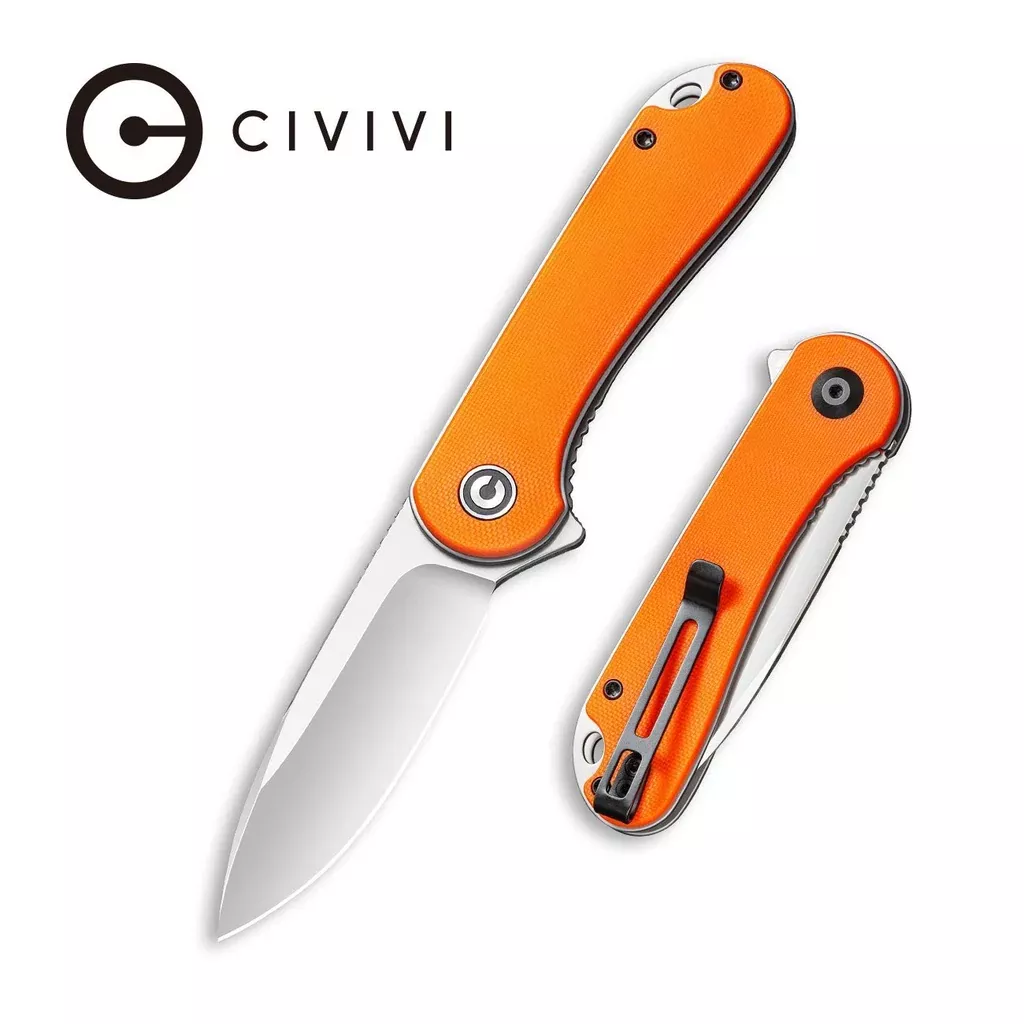 CIVIVI Elementum Flipper Knife G10 Handle (2.96″ D2 Blade) C907R