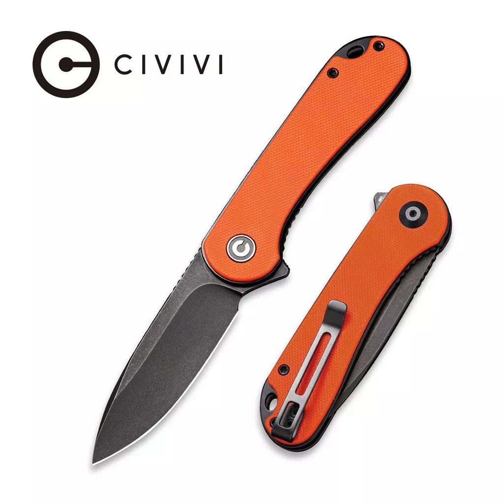 CIVIVI Elementum Flipper Knife G10 Handle (2.96″ D2 Blade) C907Y