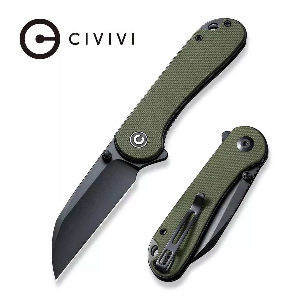 CIVIVI Elementum Flipper & Thumb Stud Knife G10 Handle (2.97″ Nitro-V Blade) C18062AF-1