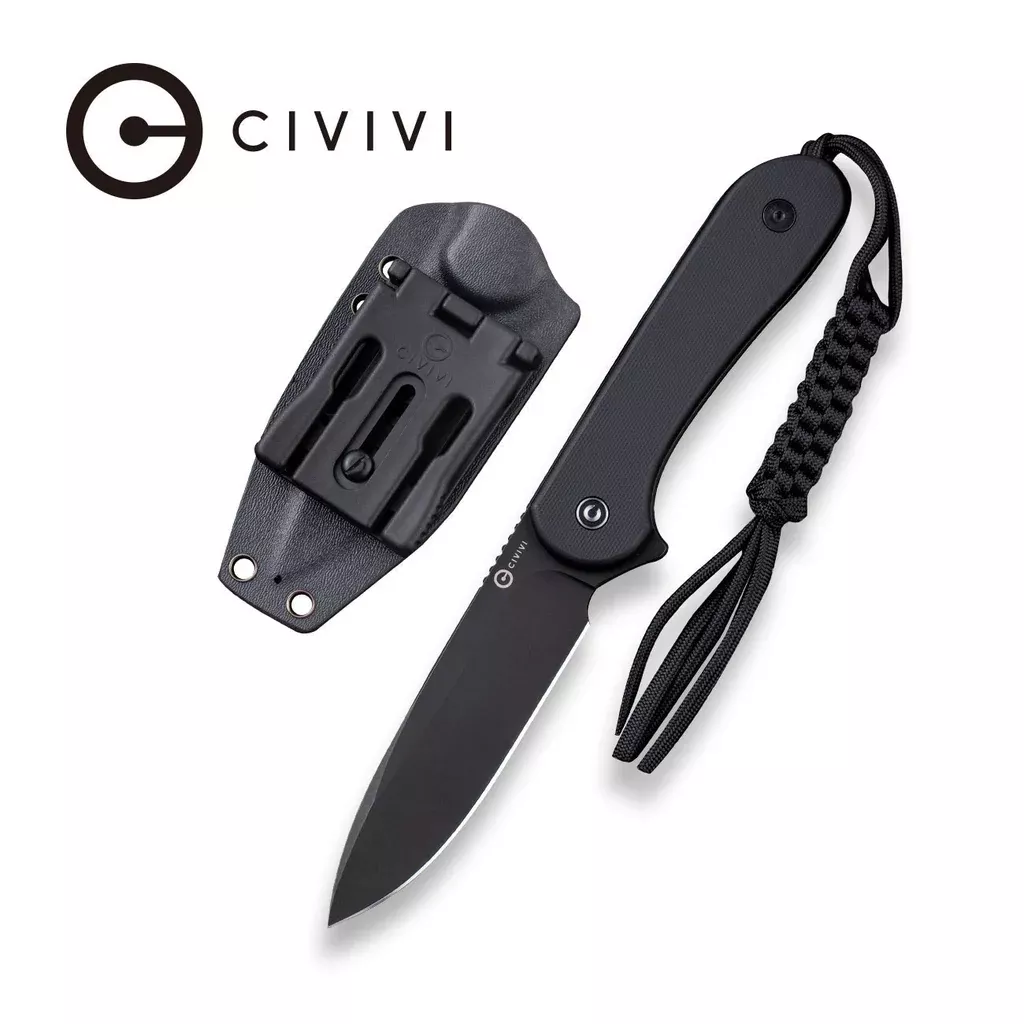 CIVIVI Fixed Blade Elementum Tactical Knife G10 Handle (3.98″ D2 Blade) C2105A