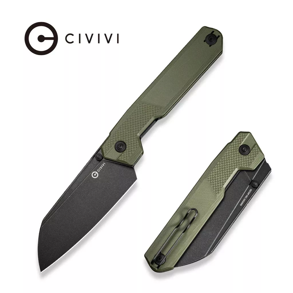 CIVIVI Hid Thumb Stud Knife G10 Handle (4.14″ 14C28N Blade) C23008-2