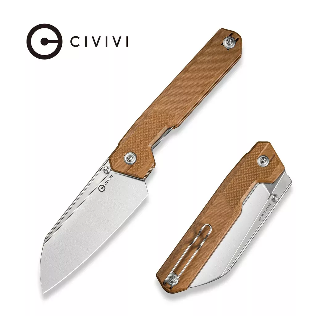 CIVIVI Hid Thumb Stud Knife G10 Handle (4.14″ 14C28N Blade) C23008-3