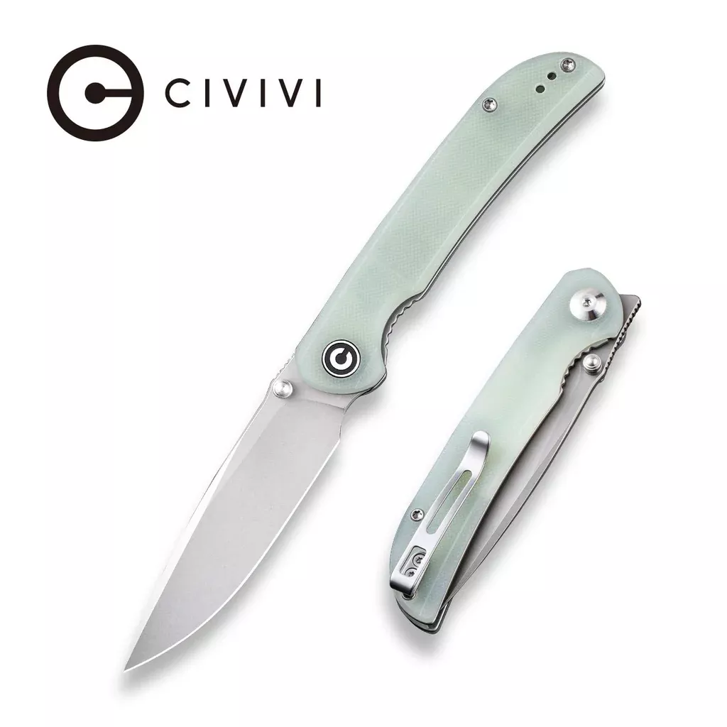 CIVIVI Imperium Front Flipper & Thumb Stud Knife G10 Handle (3.47″ Nitro-V Blade) C2107A