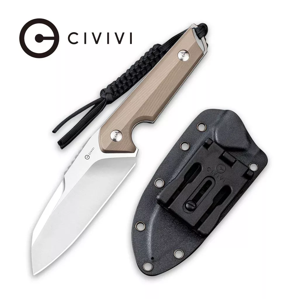 CIVIVI Kepler Fixed Blade Knife G10 Handle (4.48″ 9Cr18MoV Blade) C2109B