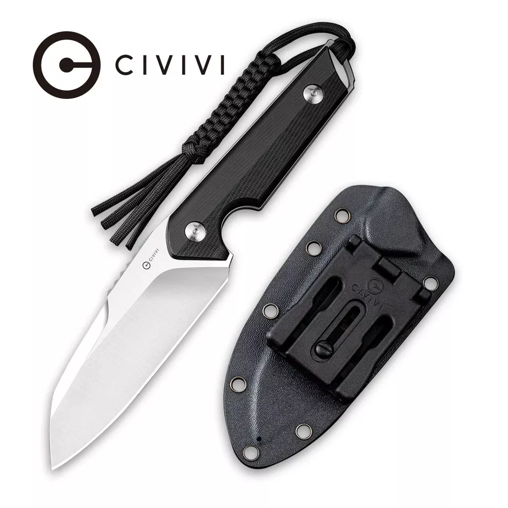 CIVIVI Kepler Fixed Blade Knife G10 Handle (4.48″ 9Cr18MoV Blade) C2109C