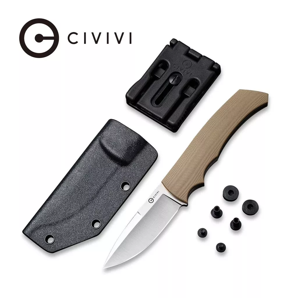 CIVIVI M2 Backup Fixed Blade Knife G10 Handle (3.09″ D2 Blade) C2016A